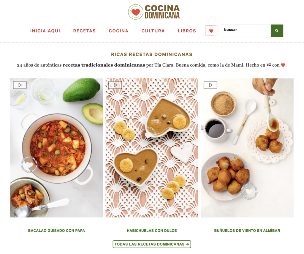 Cocina Dominicana.